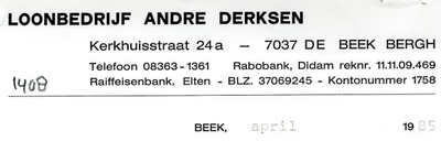 0043-1408 Loonbedrijf Andre Derksen