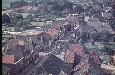 12-5-14 Het westelijk deel van de Grotestraat vanuit de N.H. kerktoren
