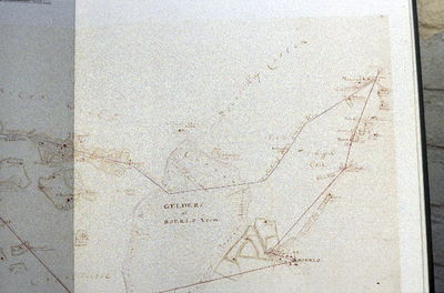 4-4-15 Kaart van het grensgeschil in 1732 bij klooster Mariengarden/Gross Burlo
