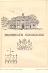 013 Kazerne Koninklijke Marechaussee, later gerestaureerd en verbouwd tot notariskantoor. Gebouwd in 1905, in 1992 aan ...