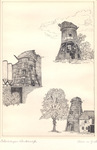 014 Van boven naar beneden: Molen De Vrees; molen De Bataaf; molen De Oude of Venemansmolen
