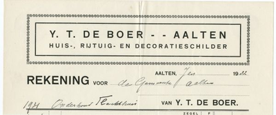 0684-0046 Y.T. de Boer Huis, Rijtuig- en Decoratieschilder