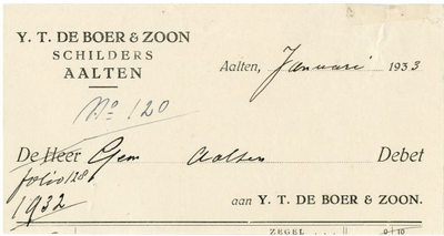 0684-0047 Y.T. de Boer & Zoon Schilders