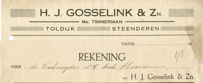 0684-0759 H.J. Gosselink & Zn Mr. timmerman