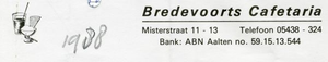 0684-1153 Bredevoorts Cafetaria