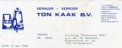 0684-1158 Ton Kaak B.V. Verhuur - Verkoop