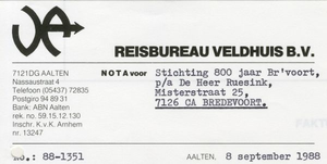 0684-1170 Reisbureau Veldhuis BV