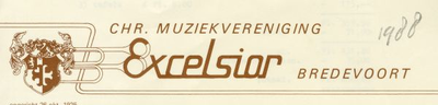 0684-1206 Christelijke muziekvereniging Excelsior