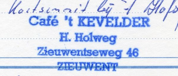 0684-1255 Café 't Kevelder