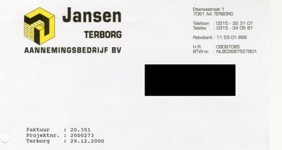 0684-1397 Aannemersbedrijf Jansen BV