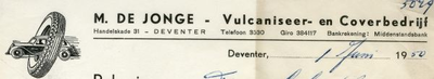0684-2708 M. de Jonge Vulcaniseer- en Coverbedrijf