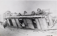20-00051 Stormramp, omgeworpen treinwagon