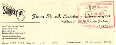 00492 Firma H.A. Schröer, eieren-export