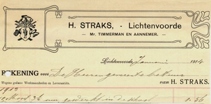 00515 H. Straks, meester timmerman en aannemer