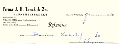 00527 Firma J.H. Tanck & Zn. Aannemersbedrijf