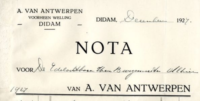 02609 A. van Antwerpen, voorheen Welling
