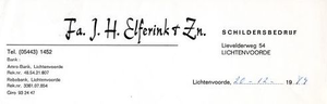 02924 Fa. J.H. Elferink & Zn., schildersbedrijf