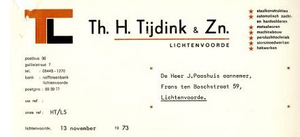 03021 Th.H. Tijdink & Zn., staalkonstrukties, automatisch hard- en zachtsolderen, metaalwaren, machinebouw, ...