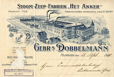 0849-3830 Stoom-zeep-fabriek 'Het Anker'. Gebr. Dobbelmann