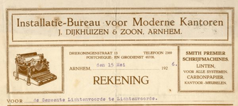 0849-3840 Installatiebureau voor moderne kantoren J. Dijkhuizen & zoon