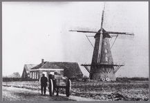 1342 Lutjenhuismolen met boerenkar