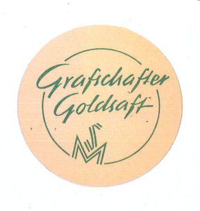 158-8 Beker-rondel: Grafschafter Goldsaft