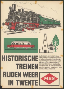 94 Historische treinen rijden weer in Twente. Lokaalspoorlijn Enschede-Boekelo-Haaksbergen