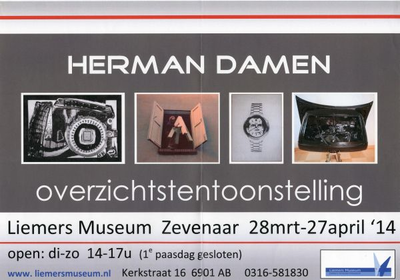 144 Herman Damen, Overzichtstentoonstelling, Liemers Museum. Zevenaar