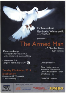 266 Eendracht Winterswijk o.l.v. Thijs Musch The Armed Man - A mass for peace - Karl Jenkins. Jacobuskerk Winterswijk