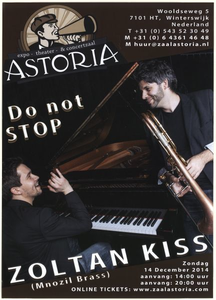 267 Do not stop. Zoltan Kiss (Mnozil Brass) Zaal Astoria Winterswijk