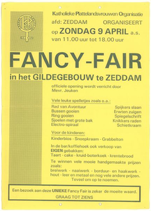 326 Katholieke Plattelandsvrouwen afd. Zeddam organiseert Fancy-Fair in het Gildegebouw te Zeddam