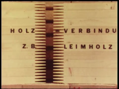475 NEMAHO Doetinchem - HOLZVERBINDUNGEN Z.B. LEIMHOLZ, 1981