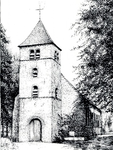 1095-14-333 De Nederlands Hervormde Antoniuskerk werd getekend door E. Stam