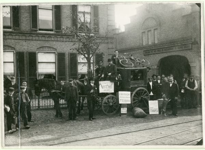 1095-39-598 Omnibus Dinxperlo - Terborg. De laatste rit bij de Roode Leeuw