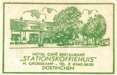 079 Hotel Café Restaurant 'Stationskoffiehuis' H. Groeskamp