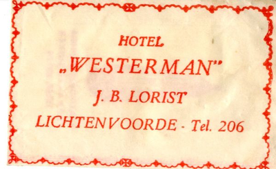 041 Hotel 'Westerman', J.B. Lorist