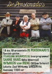 85 CD-presentatie van de band De Pensionado’s in zaal Witkamp in Laren (Gld). V.l.n.r. Alan Gascoigne, Bennie ...