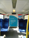 NL-DtcSARA_1628_0024 Afgezet deel van treincoupe Arriva Arnhem-Winterswijk vanwege Corona