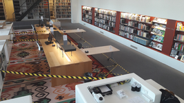 NL-DtcSARA_1628_0075 Werkplekken voor heropening studiezaal Erfgoedcentrum Achterhoek en Liemers