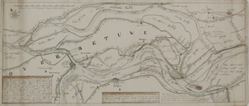 207 Caart van het Panerdense canaal, versande mond der Neder-Rhijn met het Boven- en Beneeden-Spijck..., 15 juni 1751, 1757
