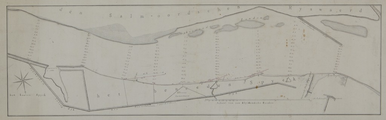 224 Kaart van de ontworpen werken in den Rijn aan het Beneden-Spijk, [1786-1787]