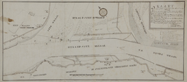 243 Kaart der waare gedaante van het Bylandsche kanaal en Boven-Whaal, met de aan beyde zijden leggende waterwerken, ...