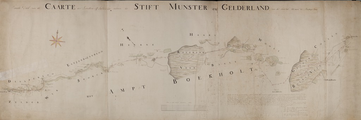 526-0001 Caarte der limitten of lantzneede tussen het stift Munster en Gelderland ..., 1769