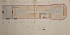 4515-0002 Figuratieve tekening der plattegrond van de kerk te Zillevold, [1809]