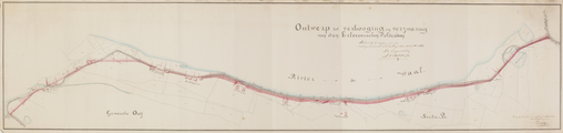 12855-0001 Ontwerp tot verhooging en verzwaring van den Erlecomsche polderdam, 5 augustus 1855