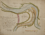 1277-0001 [Een ontworpen doorsnijding tussen de Boven Rijn en Neder Rijn door het Spijk heen bij Lobith], 1692