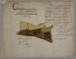 6945-22 Grontteickeninge van den Oeverhof : gelegen tusschen Embrich en[de] Schenkenschans opt Spijck, 1637