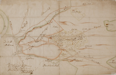 207-0002 Delineatie ofte landt carte en ooik de specificatie van nieuwe aengemaeikte landen in den Kattenpoel in 't ...