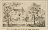 1478-0001 Het huis te Monnikenland van anno 1616, 19e eeuw