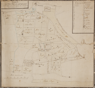 62 Charte der Güter Poelwick und Lehmkühl zur Bezeichnung der Zehntfreijen und Lehnpflichtigen Grundstücke, 1850